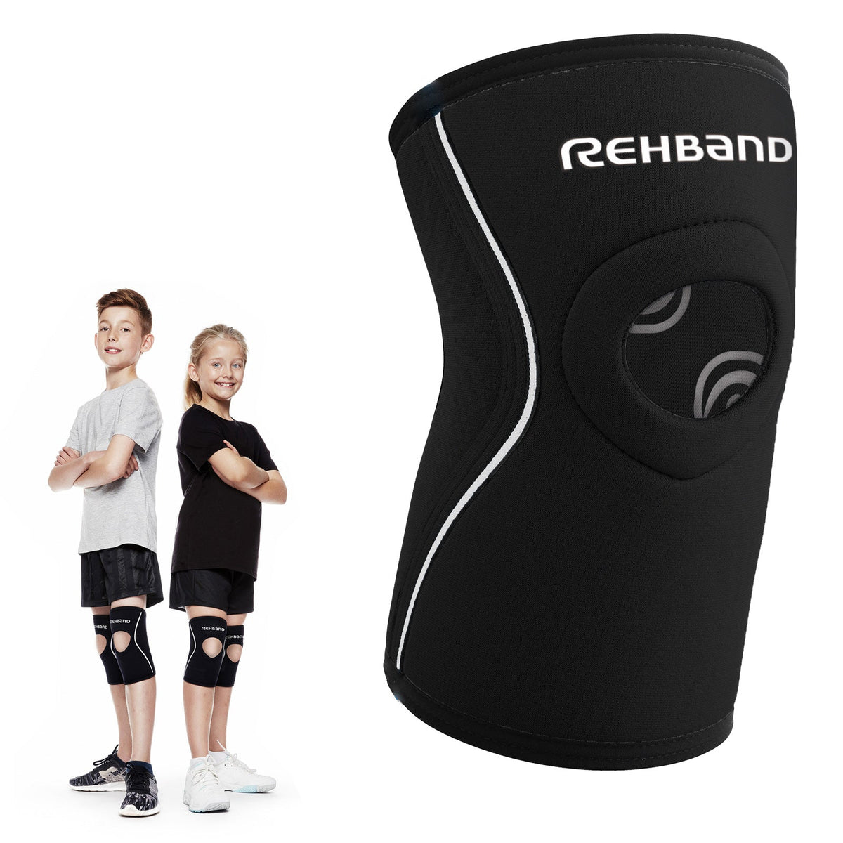 Rehband UD Knee Sleeve Junior med patellaöppning