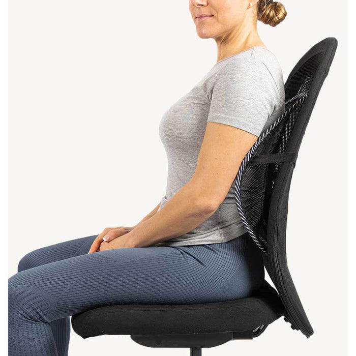 Ergonomiskt svankstöd för stol och bil