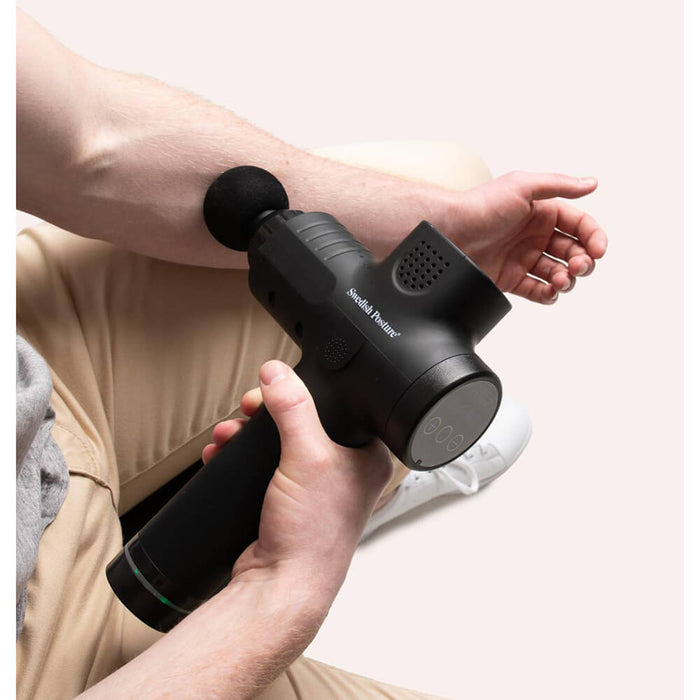 Kraftfull massagepistol med 20 hastigheter