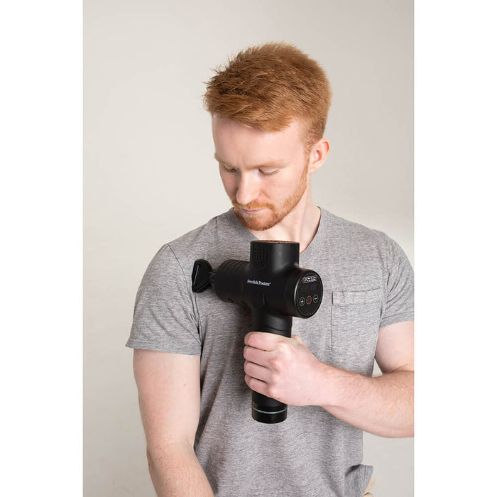 Kraftfull massagepistol med 20 hastigheter