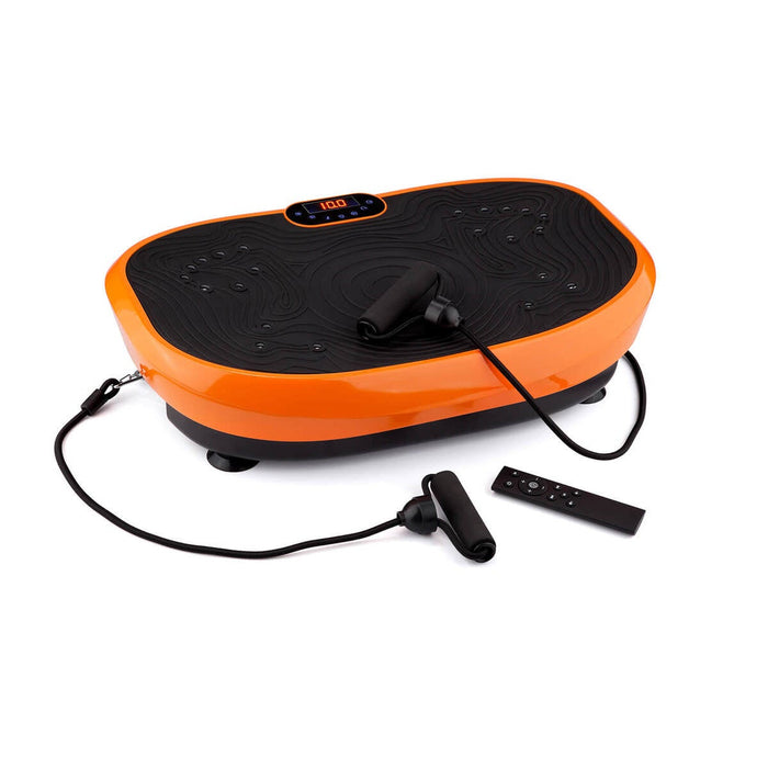 Vibrationsplattform med fem träningsprogram och musik