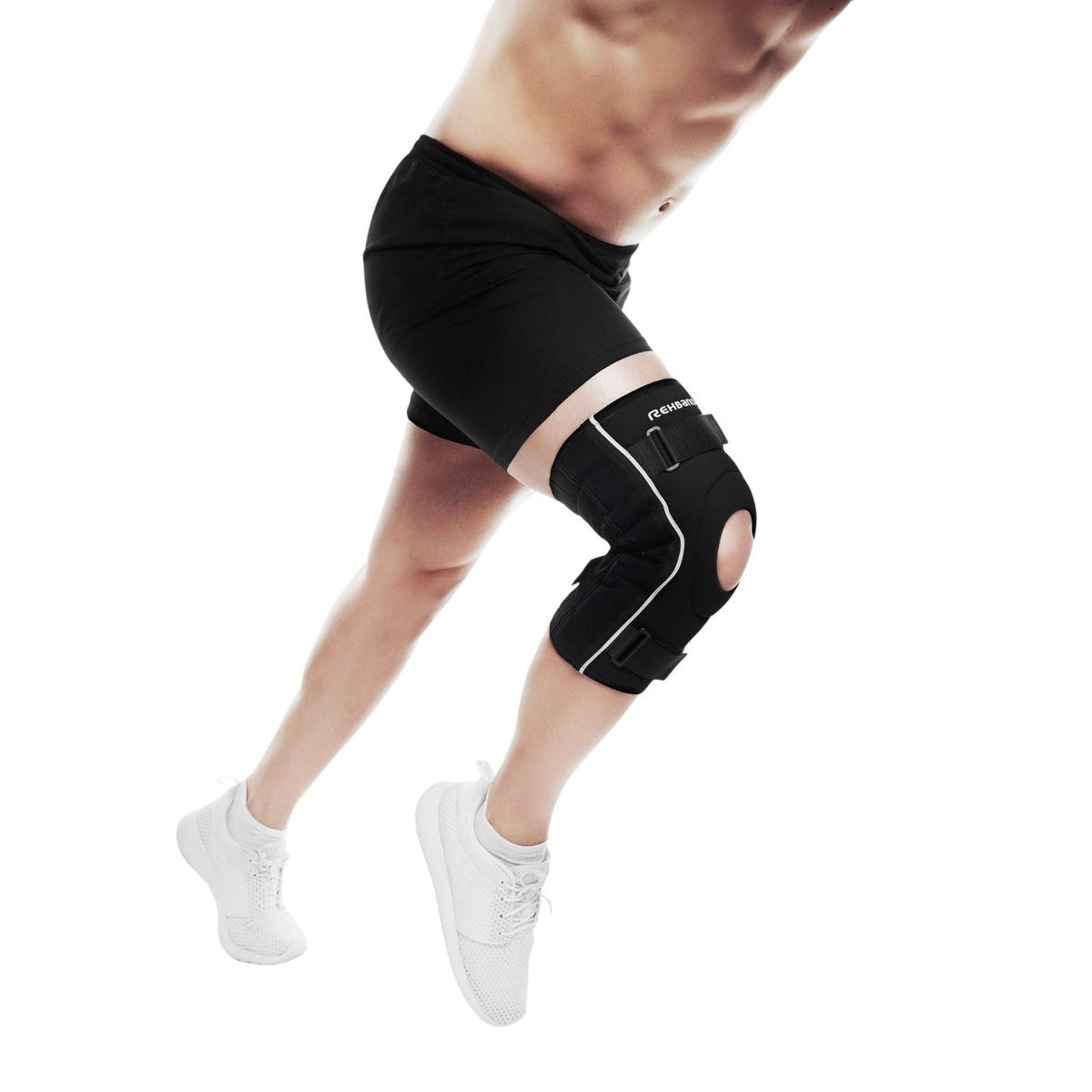 Rehband UD Hyper-X Knee Support knäortos med skenor