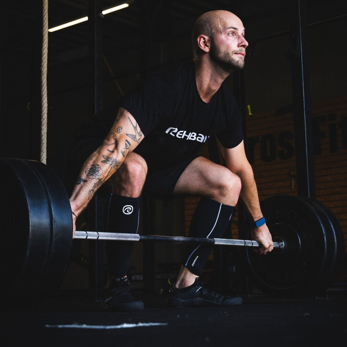 Rehband RX Shin/Calf Sleeve 5 mm vadstöd