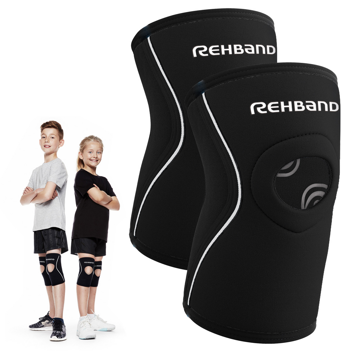 Rehband UD Knee Sleeve Junior med patellaöppning