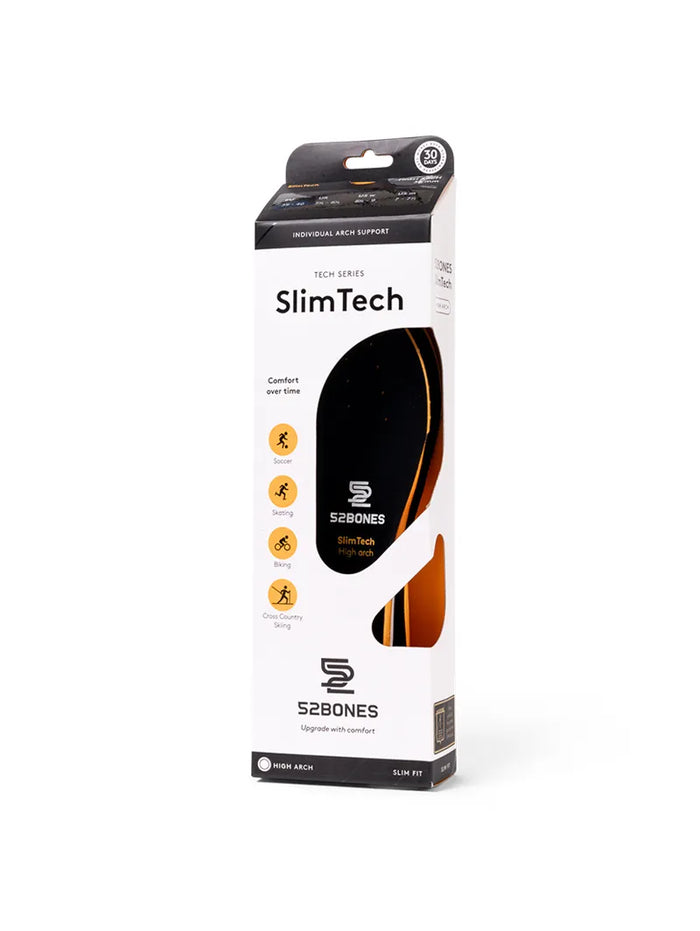 52Bones SlimTech smal sportsula, hög hålfot