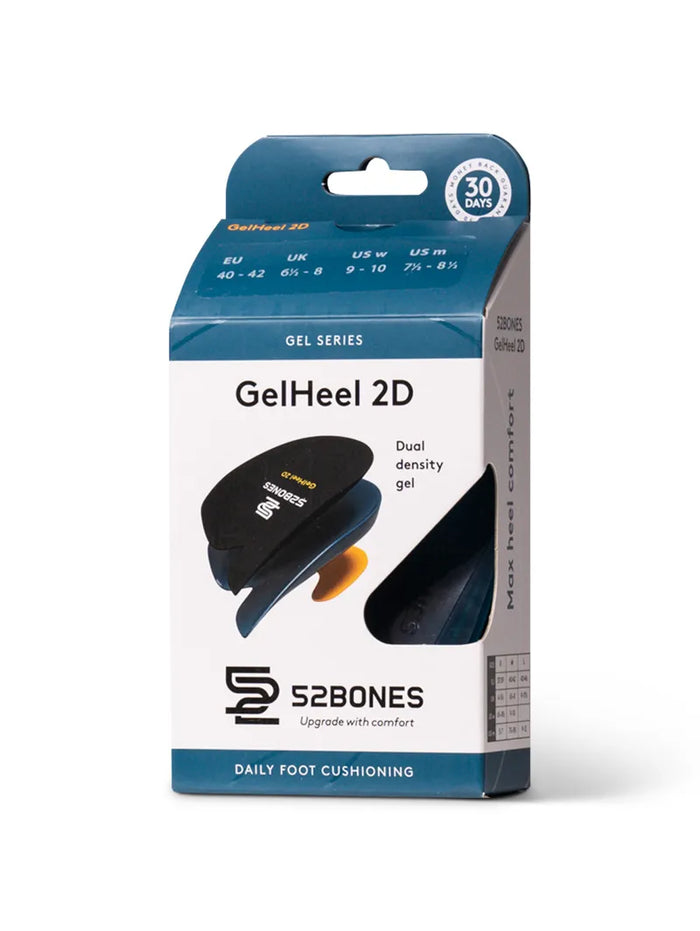 52Bones Gel Heel 2D, gel-hälinlägg