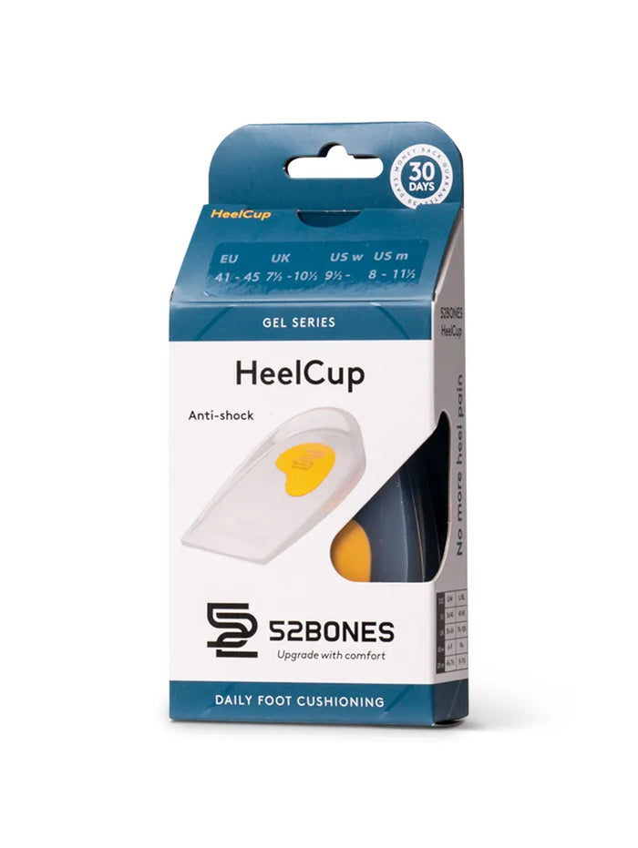 52Bones Gel Heel Cup, hälkopp med geldämpning