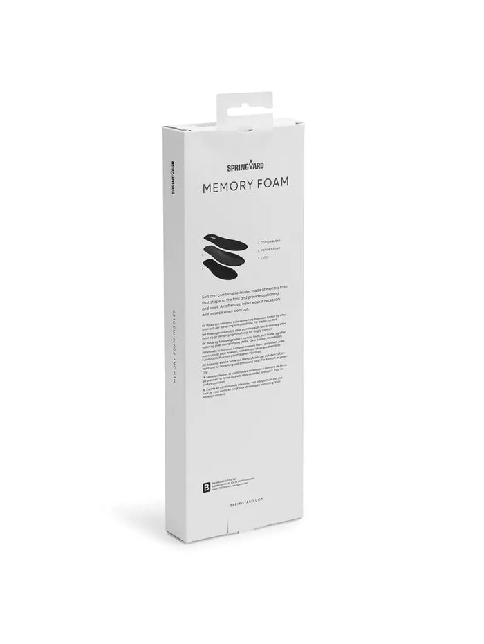 Springyard Memory Foam, iläggssula i minnesskum