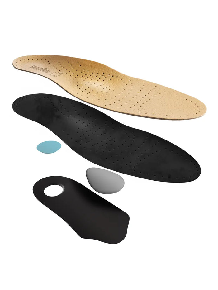 Springyard Leather Support, skoinlägg i läder