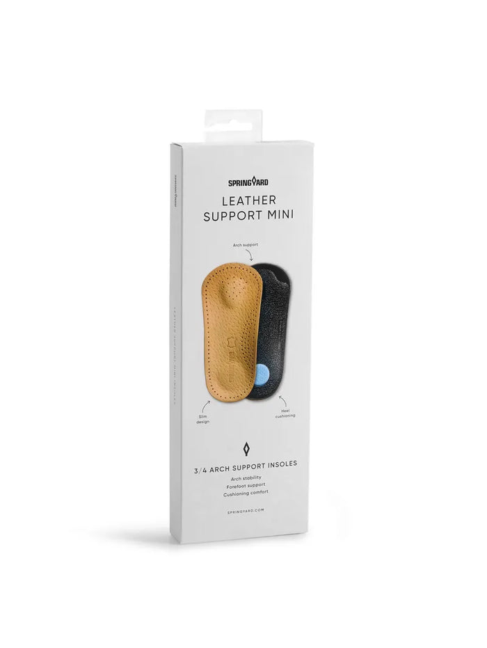 Springyard Leather Support Mini, 3/4-sula i läder