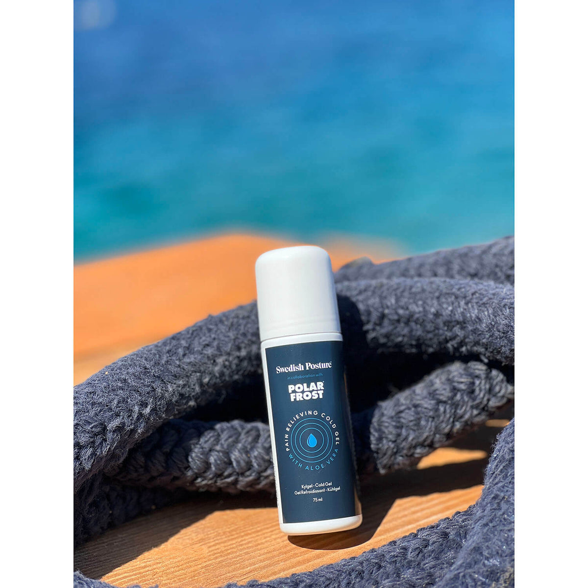 Kylande roll-on-gel med aloe vera