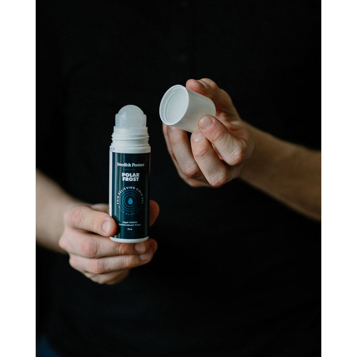Kylande roll-on-gel med aloe vera
