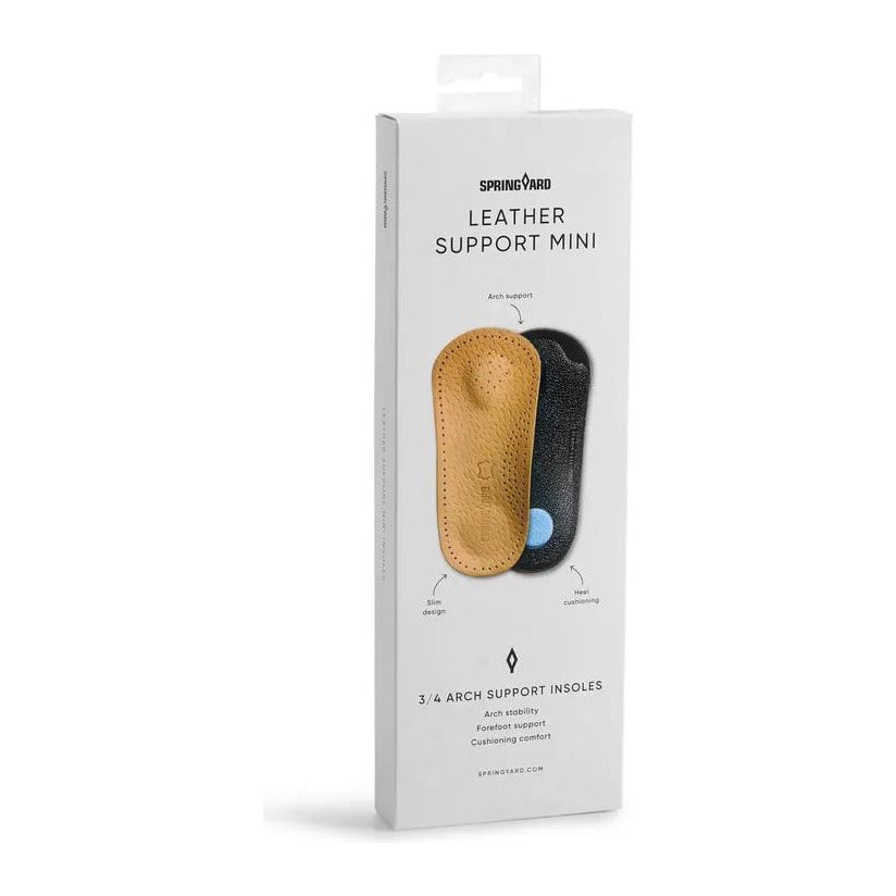 Springyard Leather Support Mini, 3/4-sula i läder