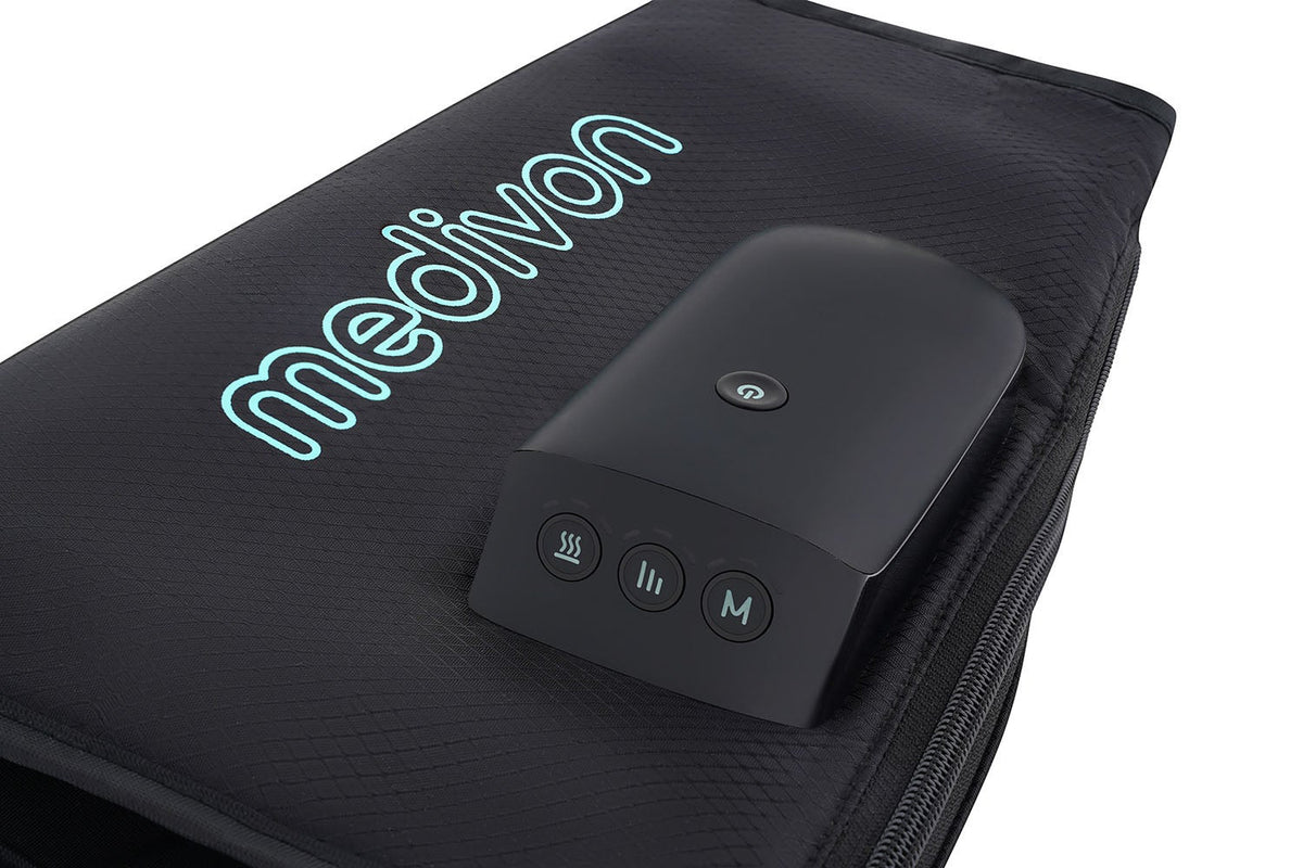 Trådlös benkompression med tre massageprogram