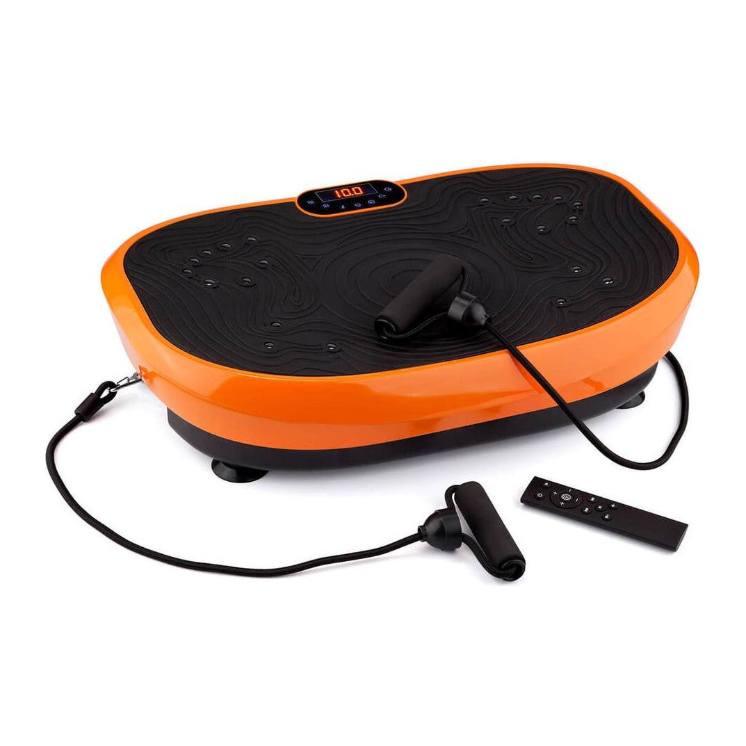 Vibrationsplattform med fem träningsprogram och musik